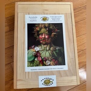 Artifact Puzzles - Guiseppe Arcimboldo Vertumnus Wooden Jigsaw Puzzle SEALED
